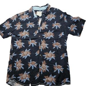 Genuine Goods Alexander Julian Colour Floral 100% Viscose Short Sleeve Mens‎ L